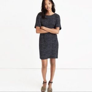 Madewell Zip Back Dress in Dot Scatter